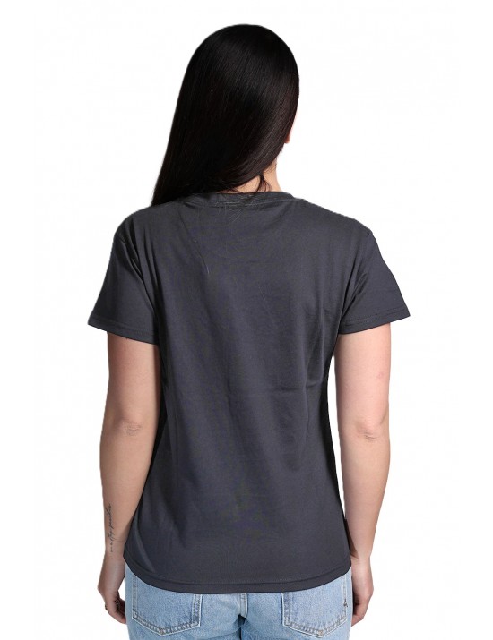 t-shirt john richmond DONNA BLACK - UWP26279TS vista frontale