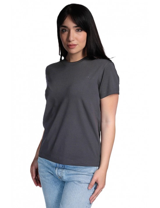 t-shirt john richmond DONNA BLACK - UWP26015TS vista frontale