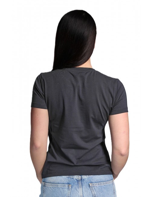 t-shirt peuterey DONNA NERA - MENTA 04 - PED5664 vista posteriore