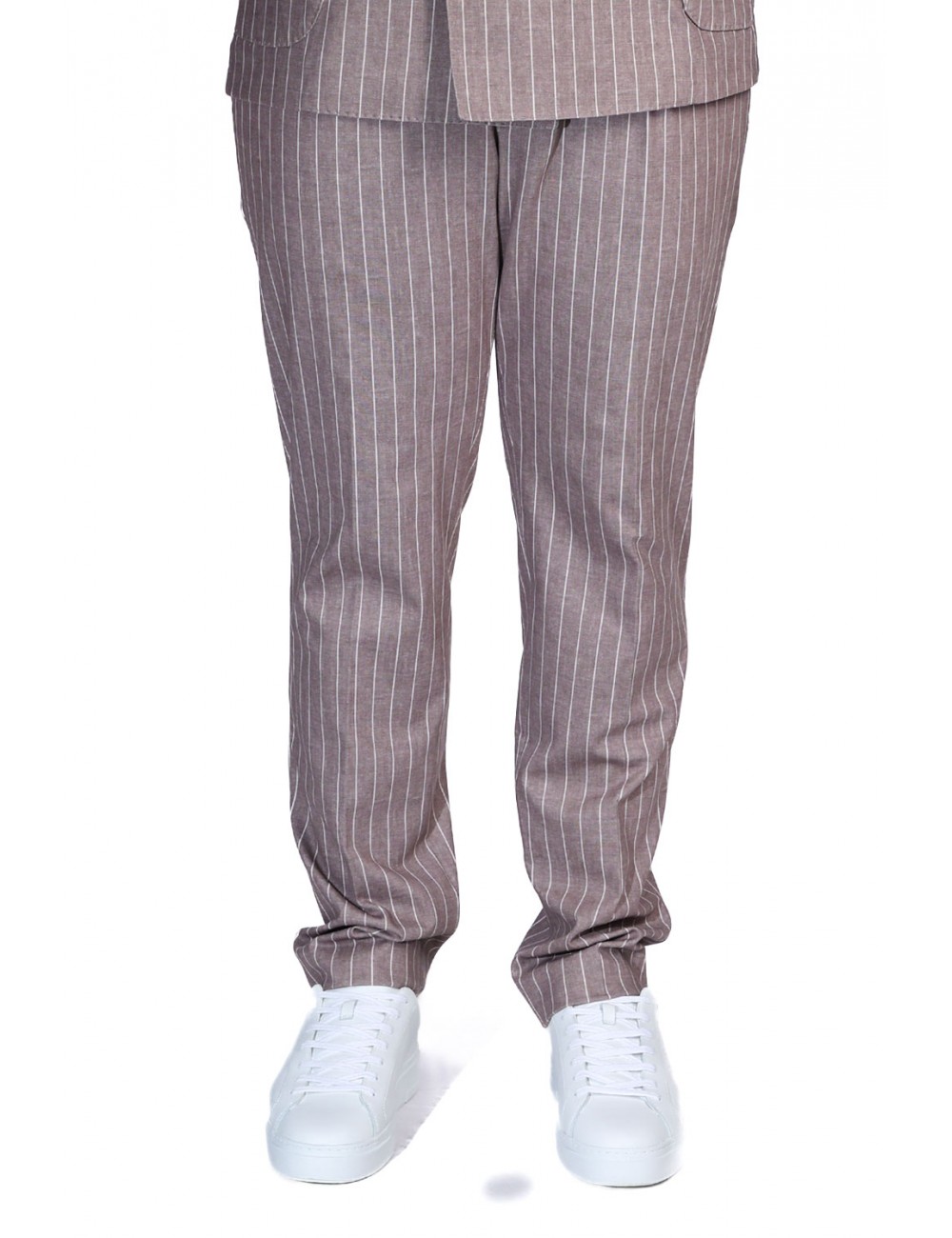 abito bharnaba philosophy UOMO BEIGE MORO - ALBANO - ABS707R vista frontale pantalone
