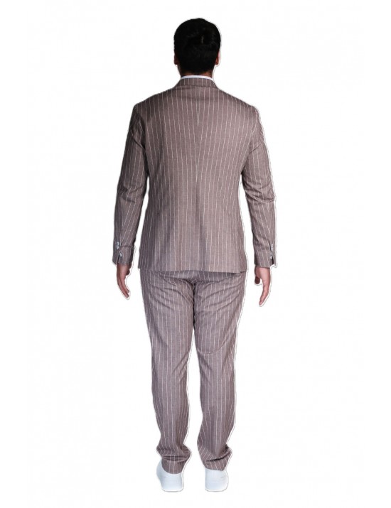 abito bharnaba philosophy UOMO BEIGE MORO - ALBANO - ABS707R vista frontale