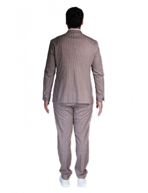 abito bharnaba philosophy UOMO BEIGE MORO - ALBANO - ABS707R vista posteriore