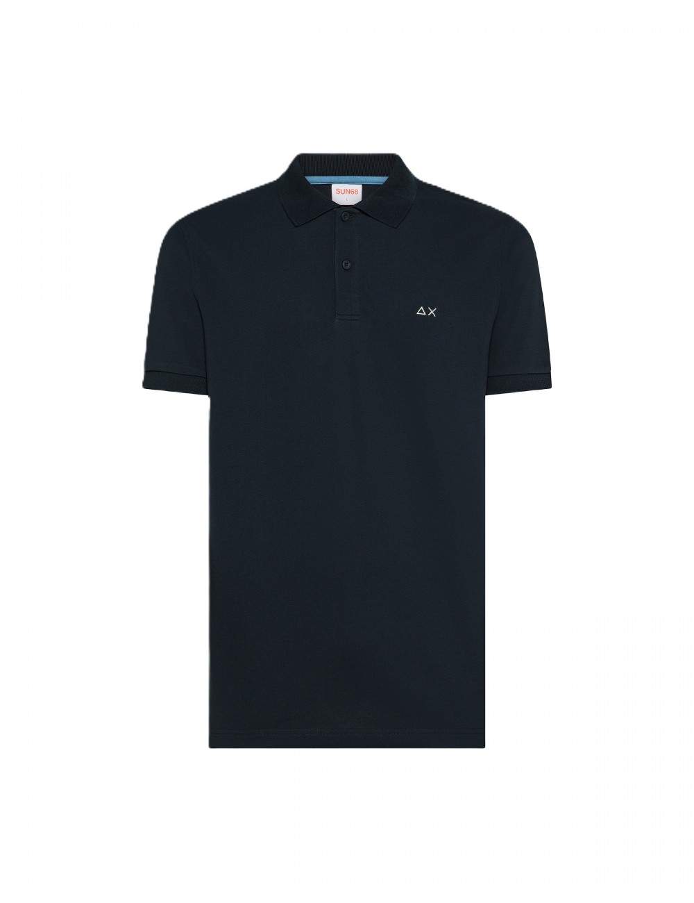 polo sun68 UOMO 07 NAVY BLUE - A36109 vista frontale