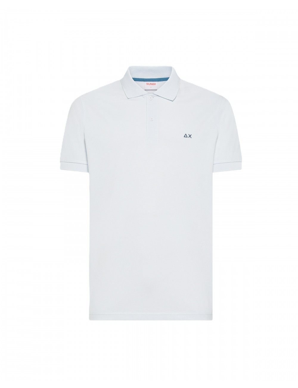 polo sun68 UOMO 01 BIANCO - A36109 vista frontale