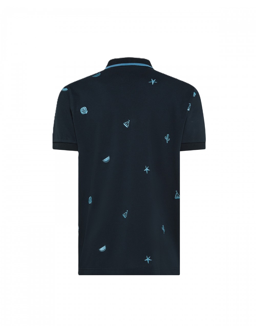 polo sun68 UOMO 07 NAVY BLUE - A36126 vista posteriore