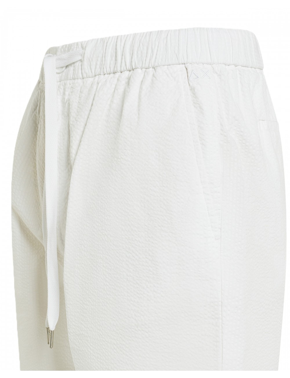 pantaloncino sun68 UOMO 01 BIANCO - B36110 vista laterale