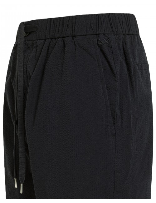 pantaloncino sun68 UOMO 11 NERO - B36110 vista laterale