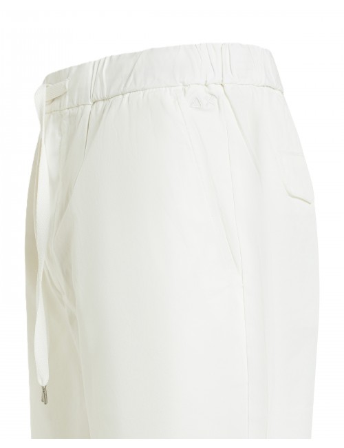 pantaloncino sun68 UOMO 31 BIANCO - B36106 vista laterale