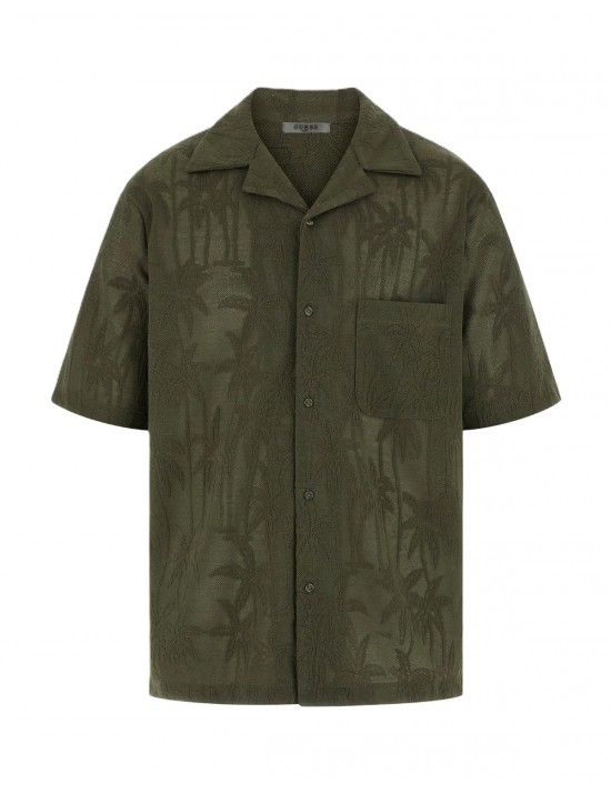 camicia guess UOMO VERDE G8F6 - F6GP05KG362 vista frontale