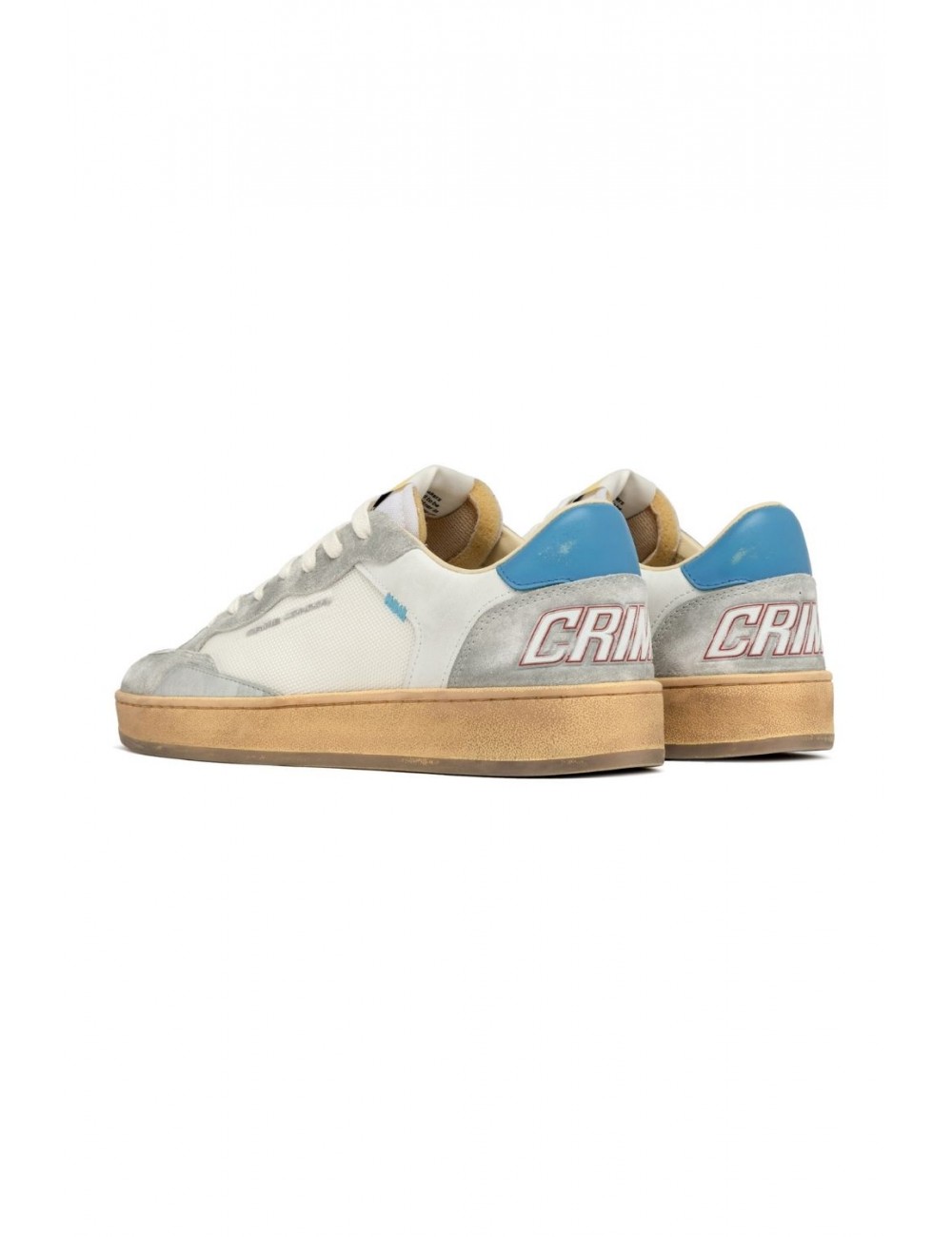 scarpe crime london UOMO BIANCHE - CHELSEA - 14205PP7.10 vista posteriore