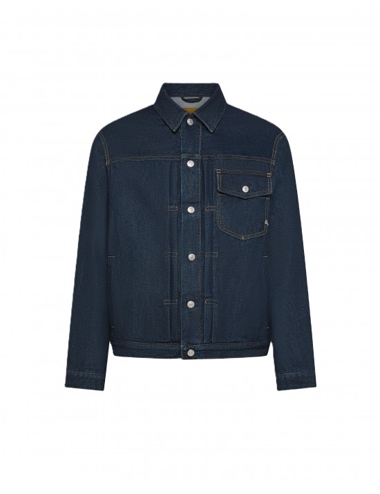 giubbino cycle UOMO 83 BLUE PROFONDO - 361JI04 vista frontale