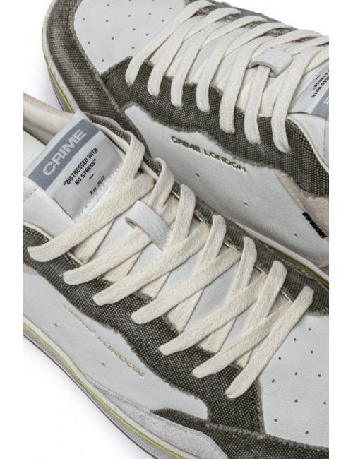 scarpe crime london UOMO BIANCHE - CHELSEA - 14201PP7.10 vista superiore