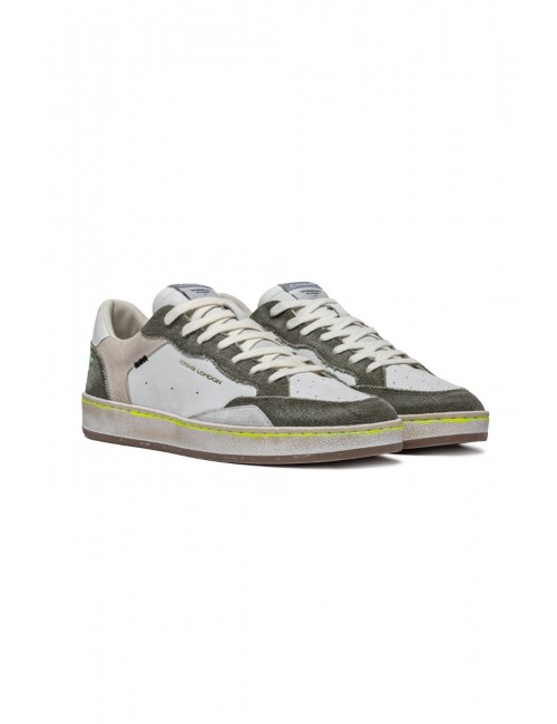 scarpe crime london UOMO BIANCHE - CHELSEA - 14201PP7.10 vista frontale