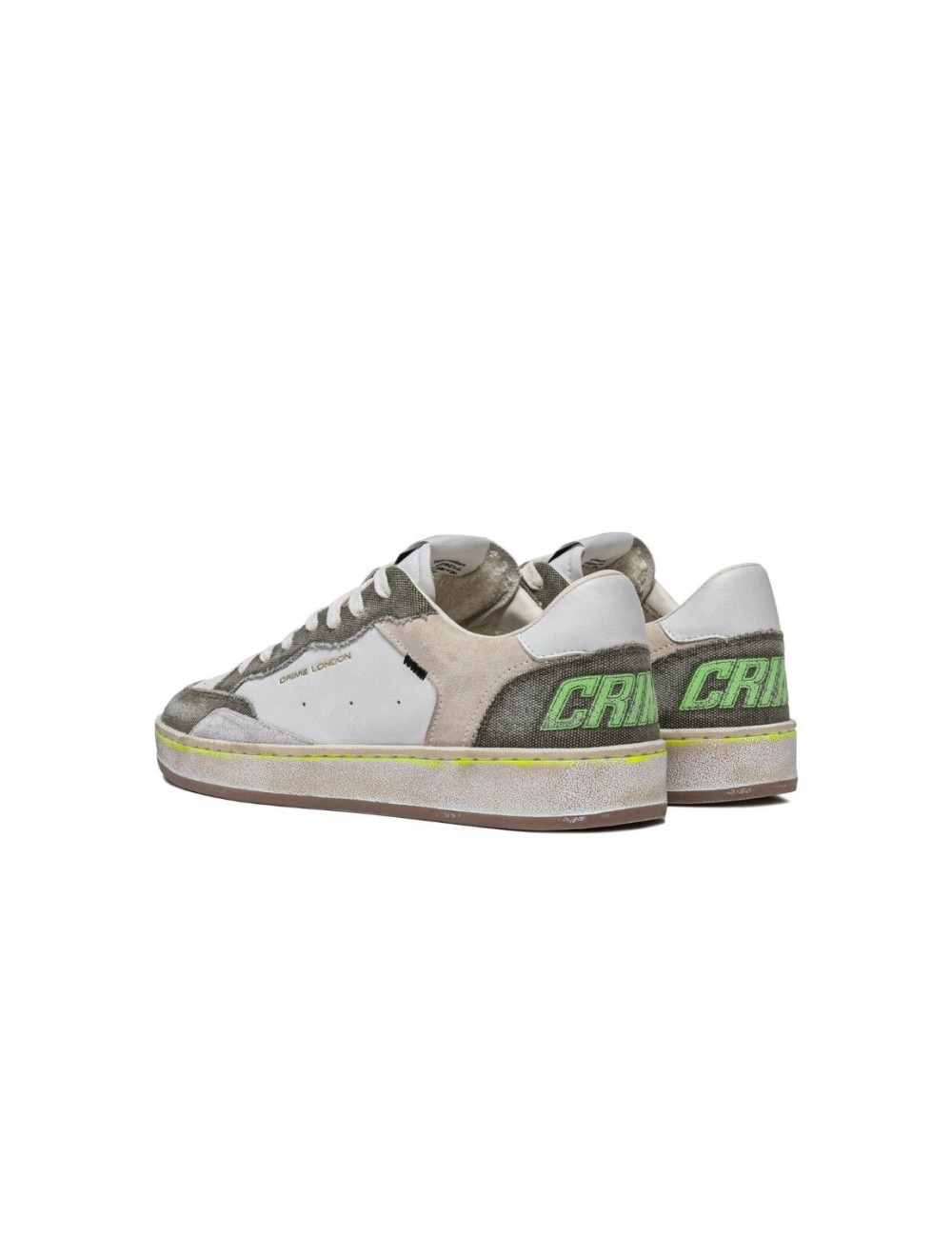 scarpe crime london UOMO BIANCHE - CHELSEA - 14201PP7.10 vista posteriore