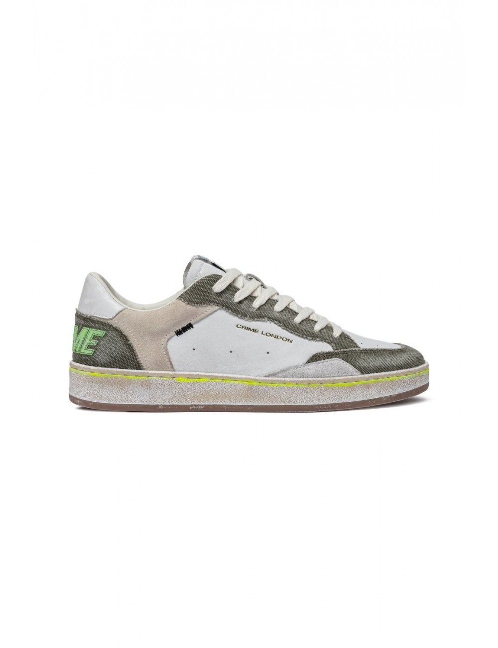 scarpe crime london UOMO BIANCHE - CHELSEA - 14201PP7.10 vista laterale