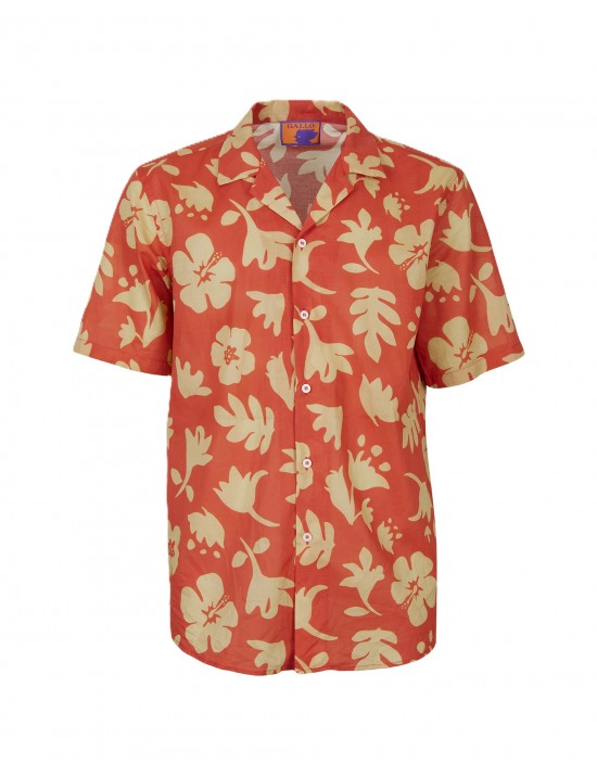 camicia gallo UOMO ROSSA 13725 AMARANTO - AP516854 vista frontale