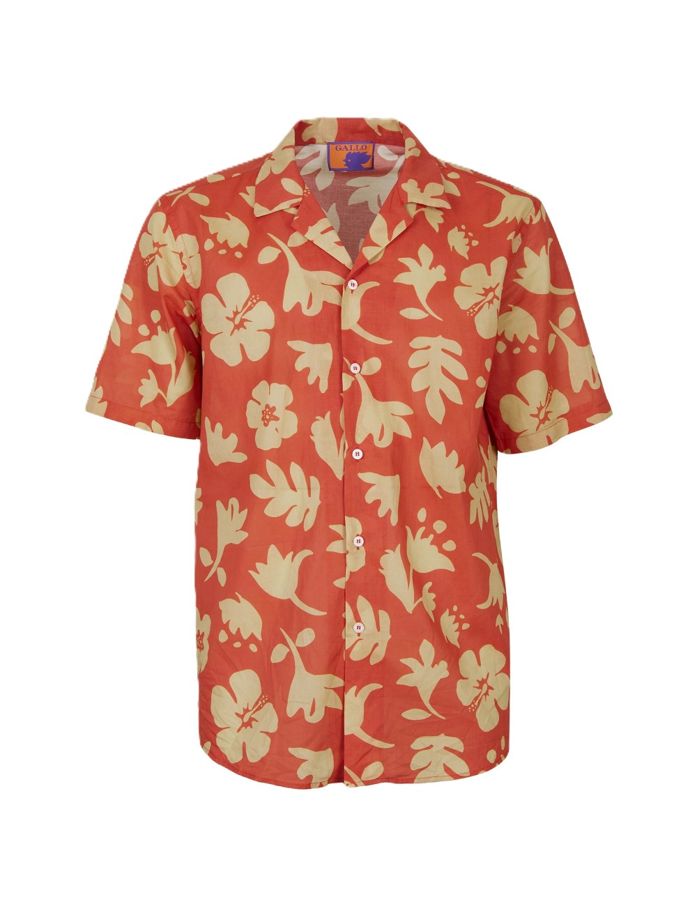 camicia gallo UOMO ROSSA 13725 AMARANTO - AP516854 vista frontale