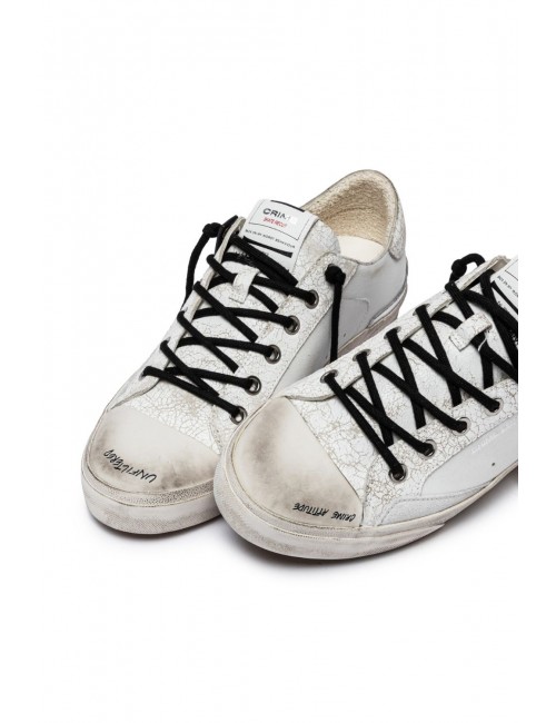 scarpe crime london UOMO BIANCHE - 14130PP7.10 vista frontale 2