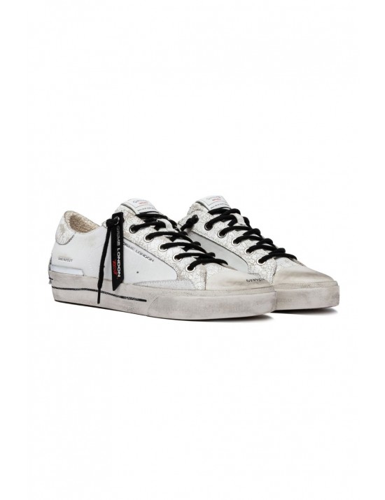 scarpe crime london UOMO BIANCHE - 14130PP7.10 vista laterale