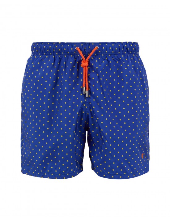costume a pantaloncino gallo UOMO BLU 32847 PERVINCA/CURRY - AP512939 vista frontale