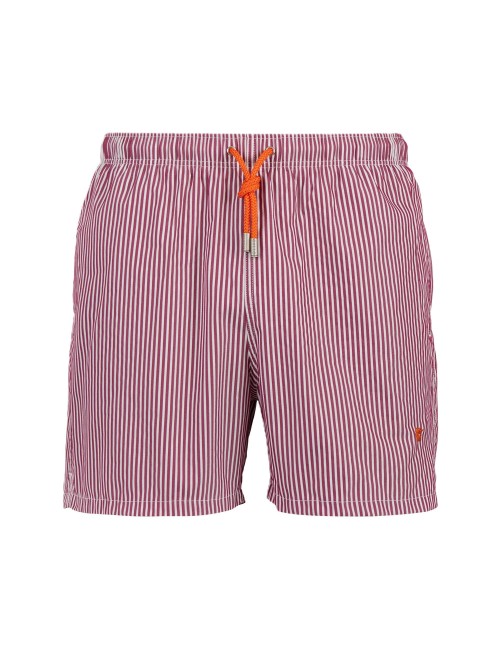 costume a pantaloncino gallo UOMO BORDEAUX/BIANCO  13730 BORDO - AP515729 vista frontale