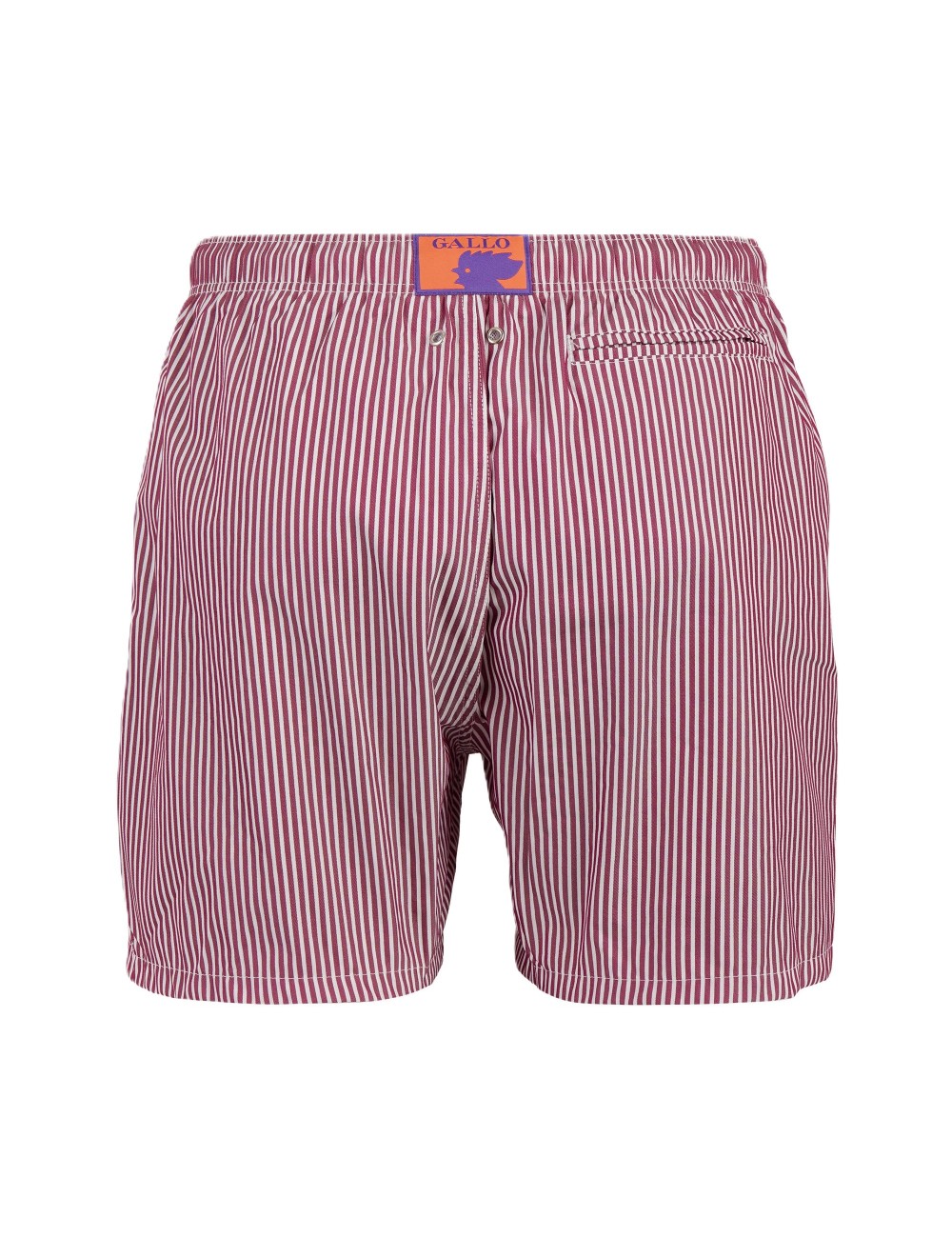 costume a pantaloncino gallo UOMO BORDEAUX/BIANCO  13730 BORDO - AP515729 vista frontale