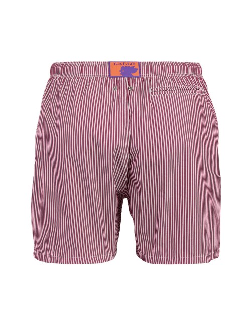 costume a pantaloncino gallo UOMO BORDEAUX/BIANCO  13730 BORDO - AP515729 vista frontale