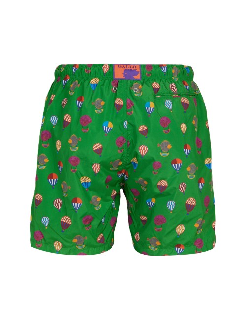 costume a pantaloncino  gallo UOMO VERDE 14696 PRATO - AP516788  vista posteriore