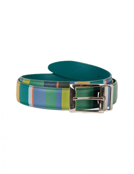 cintura reversibile gallo UOMO VERDE 32840 PRATO/TEMPESTA - AP515414 vista frontale