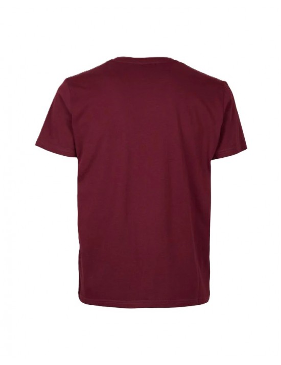 t-shirt gallo UOMO BORDEAUX 13730 BORDO - AP515752 vista frontale