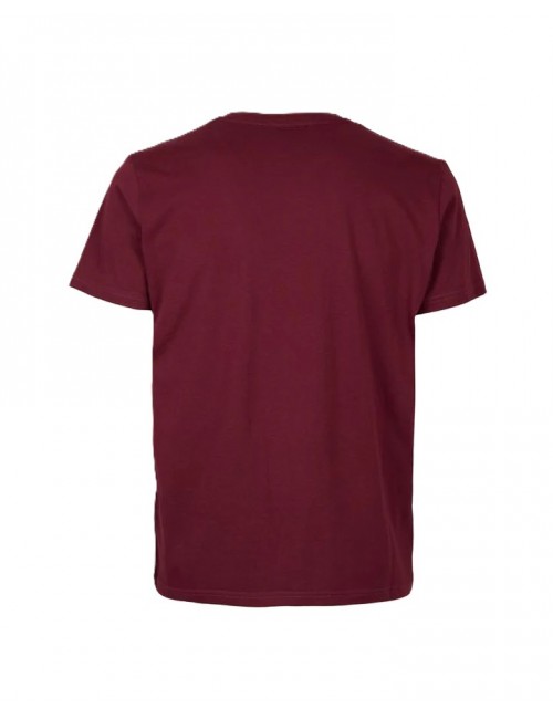 t-shirt gallo UOMO BORDEAUX 13730 BORDO - AP515752 vista posteriore