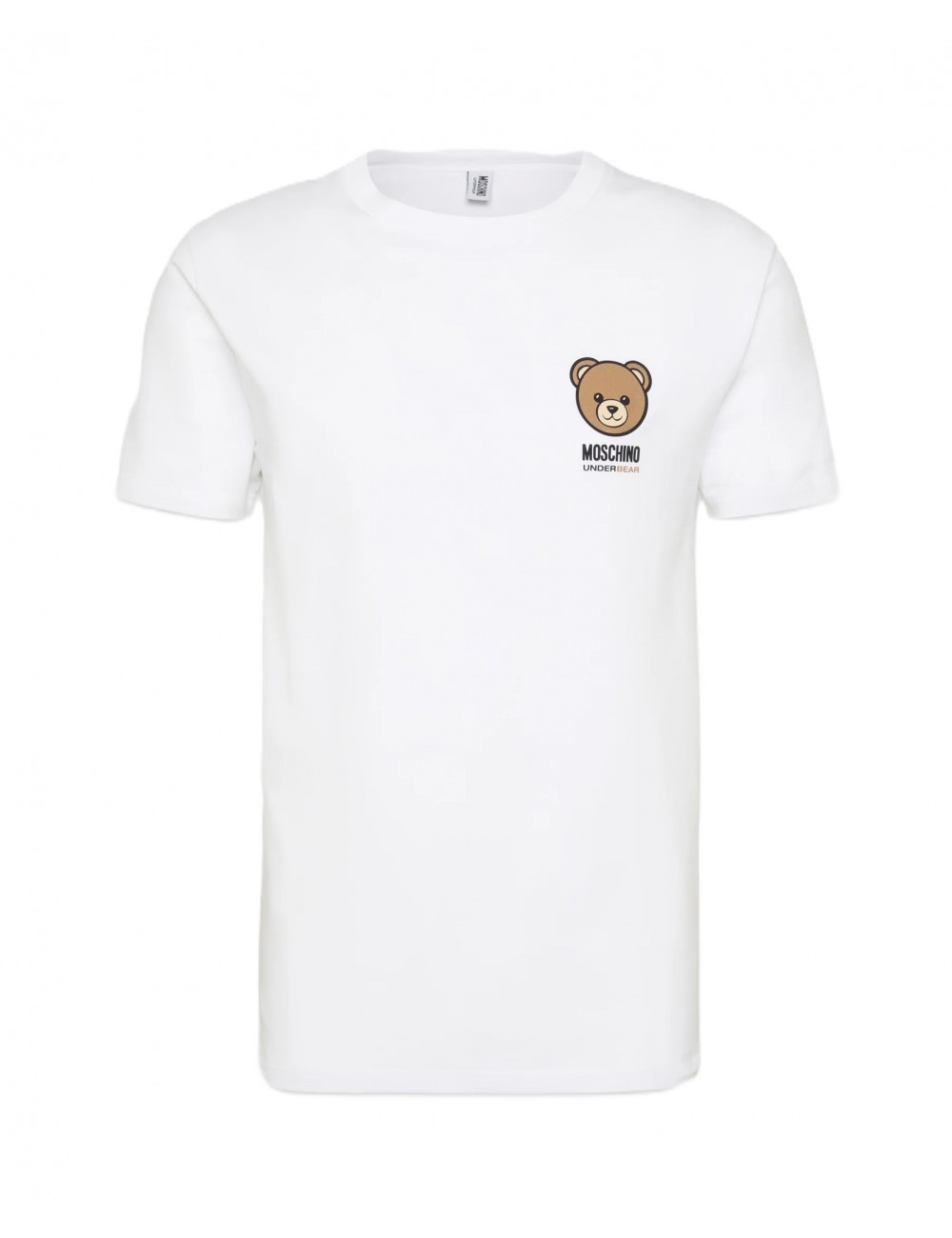 t-shirt moschino UOMO BIANCA 0001 - V1A0701 - 4410 vista frontale