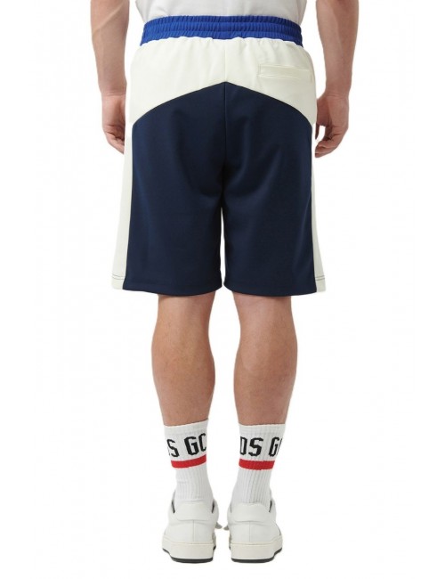 pantaloncino gcds UOMO 788U DARK BLUE/BONE - C1MEQL215C008 vista posteriore