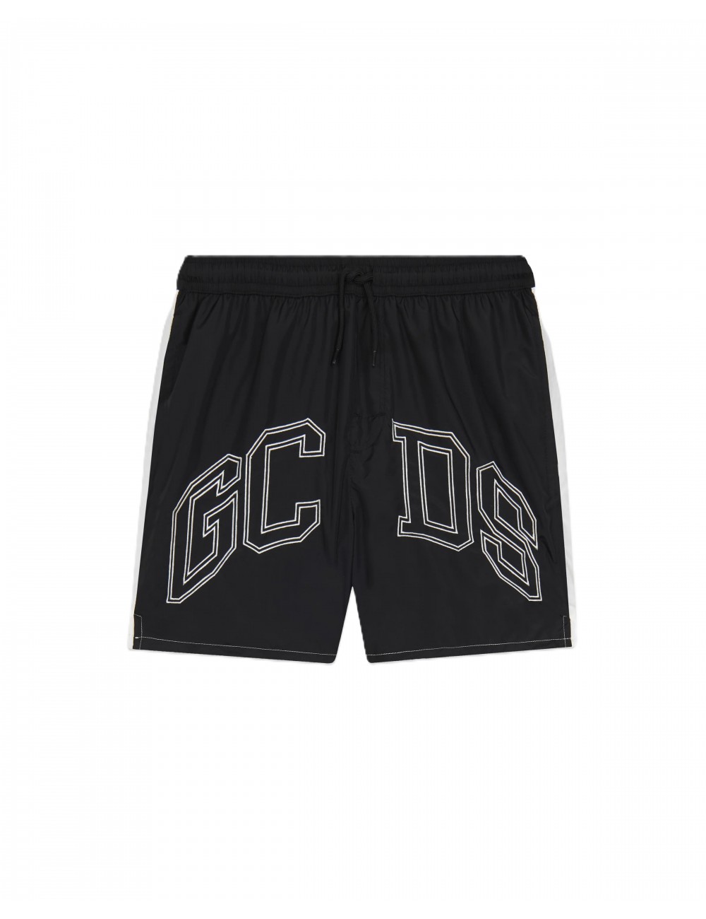 costume a pantaloncino gcds UOMO 999A BLACK E WHITE - C1MEQS249T016 vista frontale