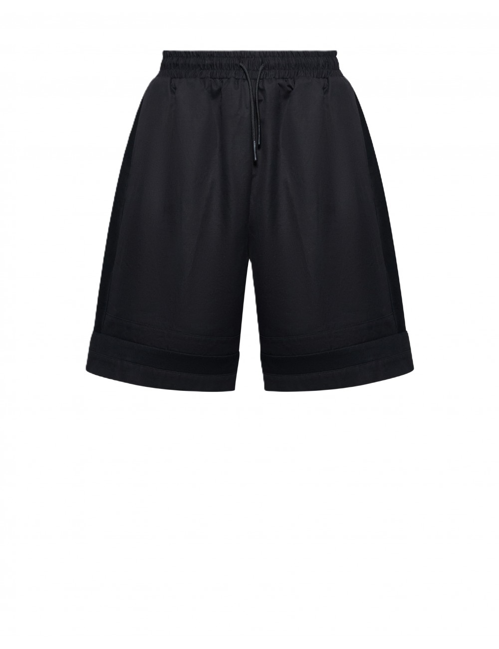 pantaloncino john richmond UOMO BLACK - UMP26148BE vista frontale