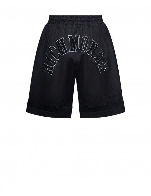 pantaloncino john richmond UOMO BLACK - UMP26148BE vista posteriore