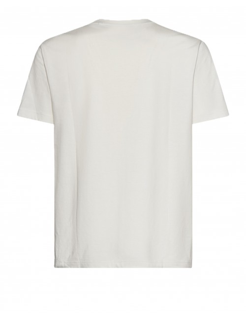 t-shirt john richmond UOMO OFF-WHITE - UMP26010TS vista posteriore