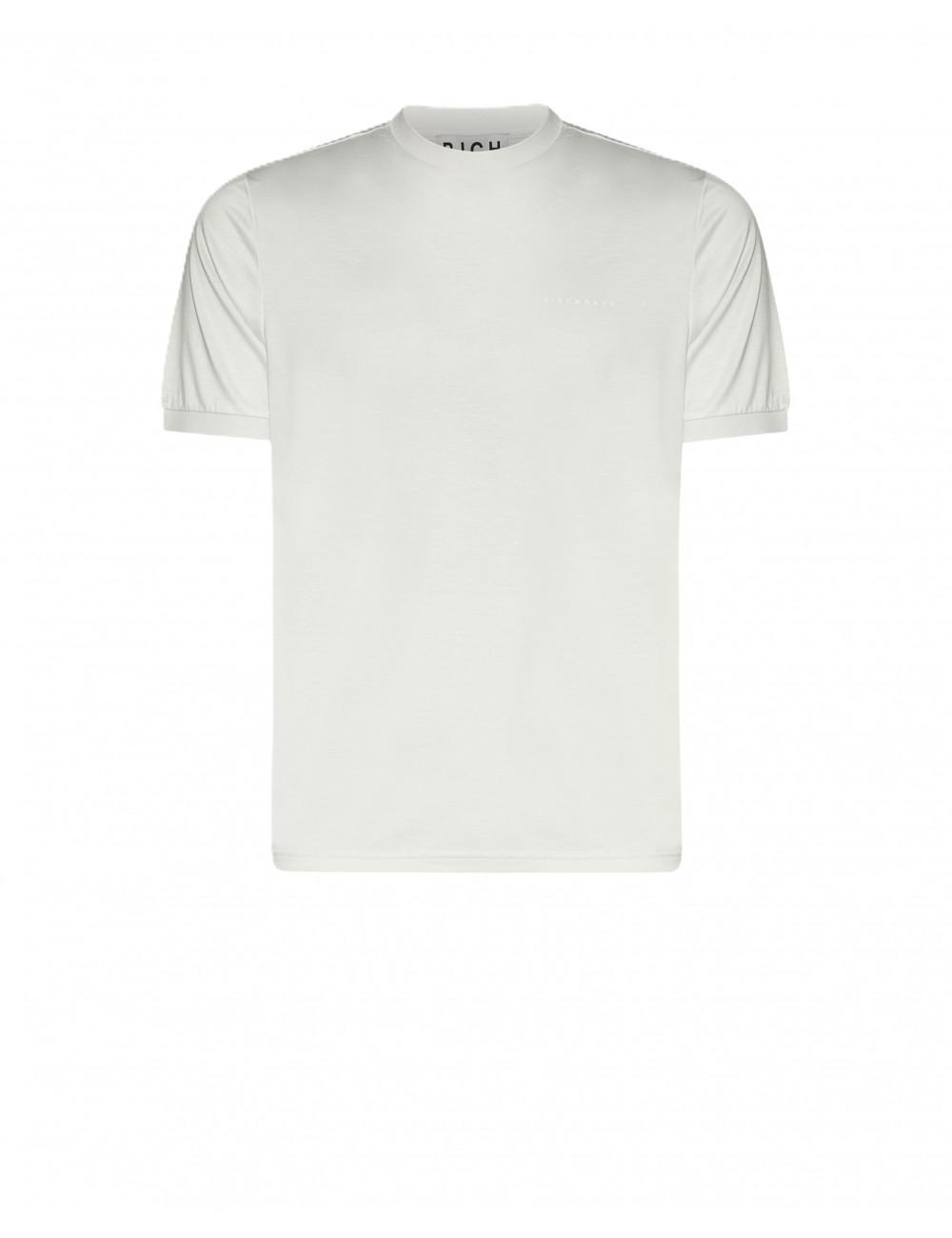 t-shirt john richmond UOMO PANNA OFF WHITE - UMP26076TS vista frontale 2
