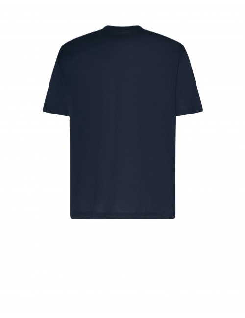 t-shirt john richmond UOMO BLUE NAVY - UMP26038TS vista posteriore