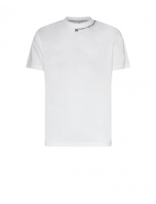 t-shirt john richmond UOMO WHITE - UMP26038TS vista frontale