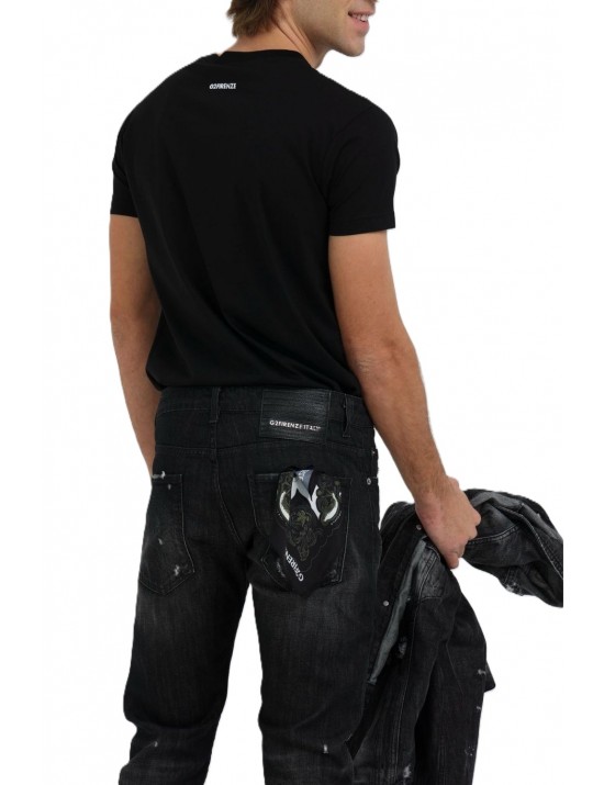 jeans g2firenze UOMO BLACK - SYMPHONY vista completo