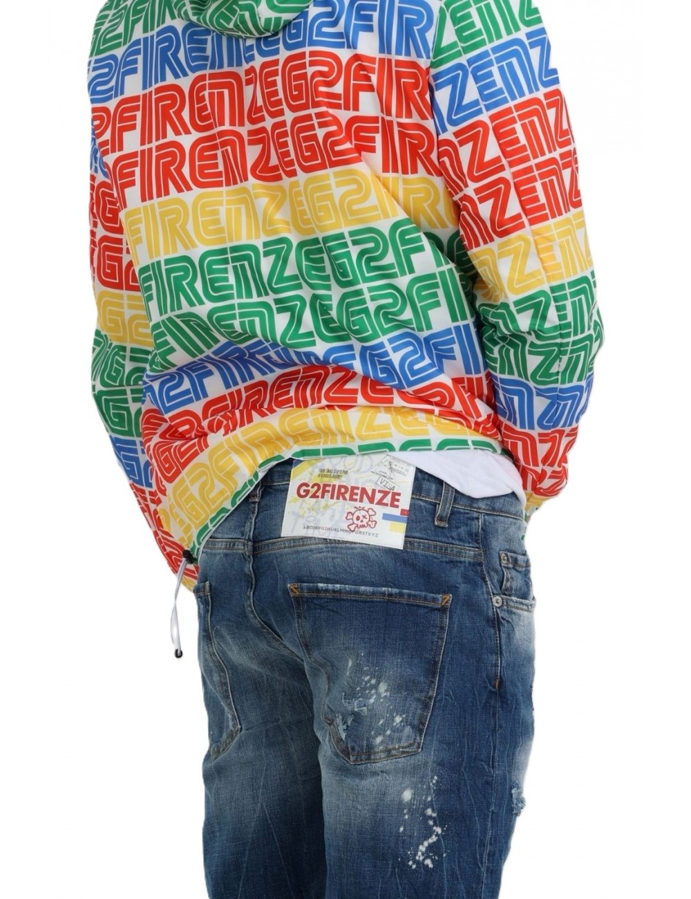 jeans g2firenze UOMO BLU - CLOUD vista posteriore