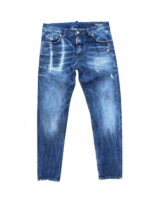 jeans g2firenze UOMO BLU - DEEP BLUE vista frontale
