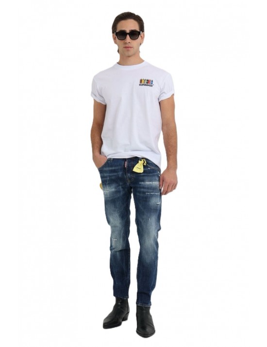 jeans g2firenze UOMO BLU - YELLOW SPACE vista frontale