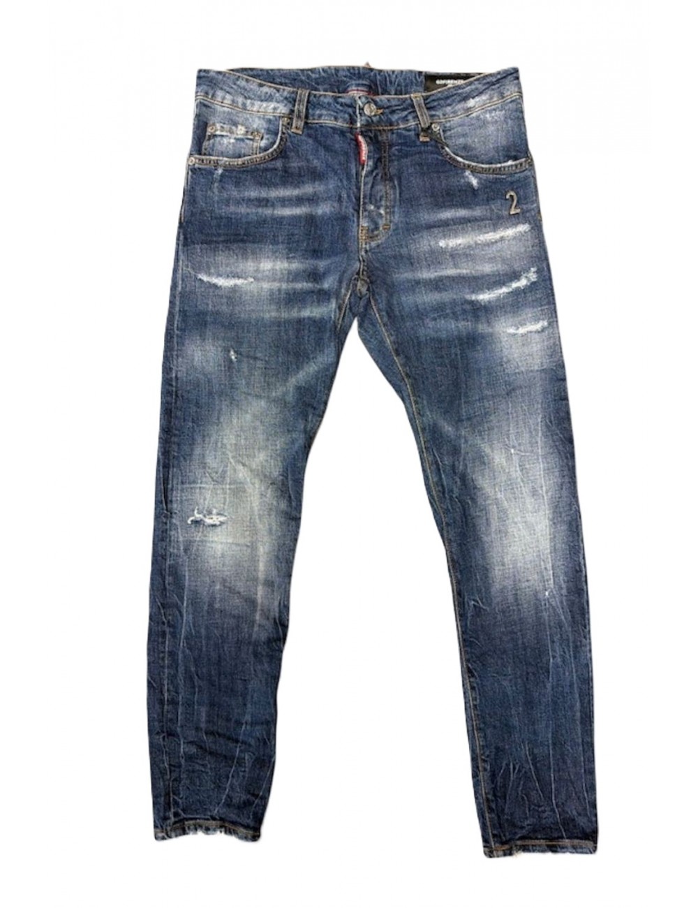 jeans g2firenze UOMO BLU - YELLOW SPACE vista frontale 2