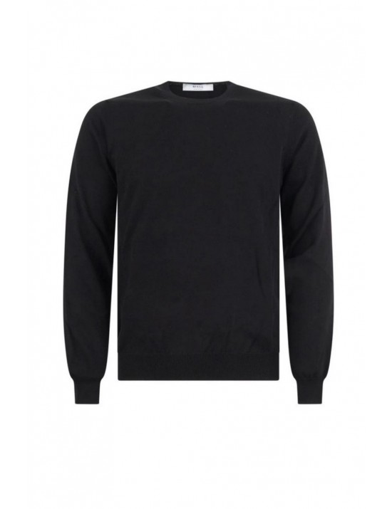maglioncino masq UOMO NERO 900 - M5425-1000 vista frontale
