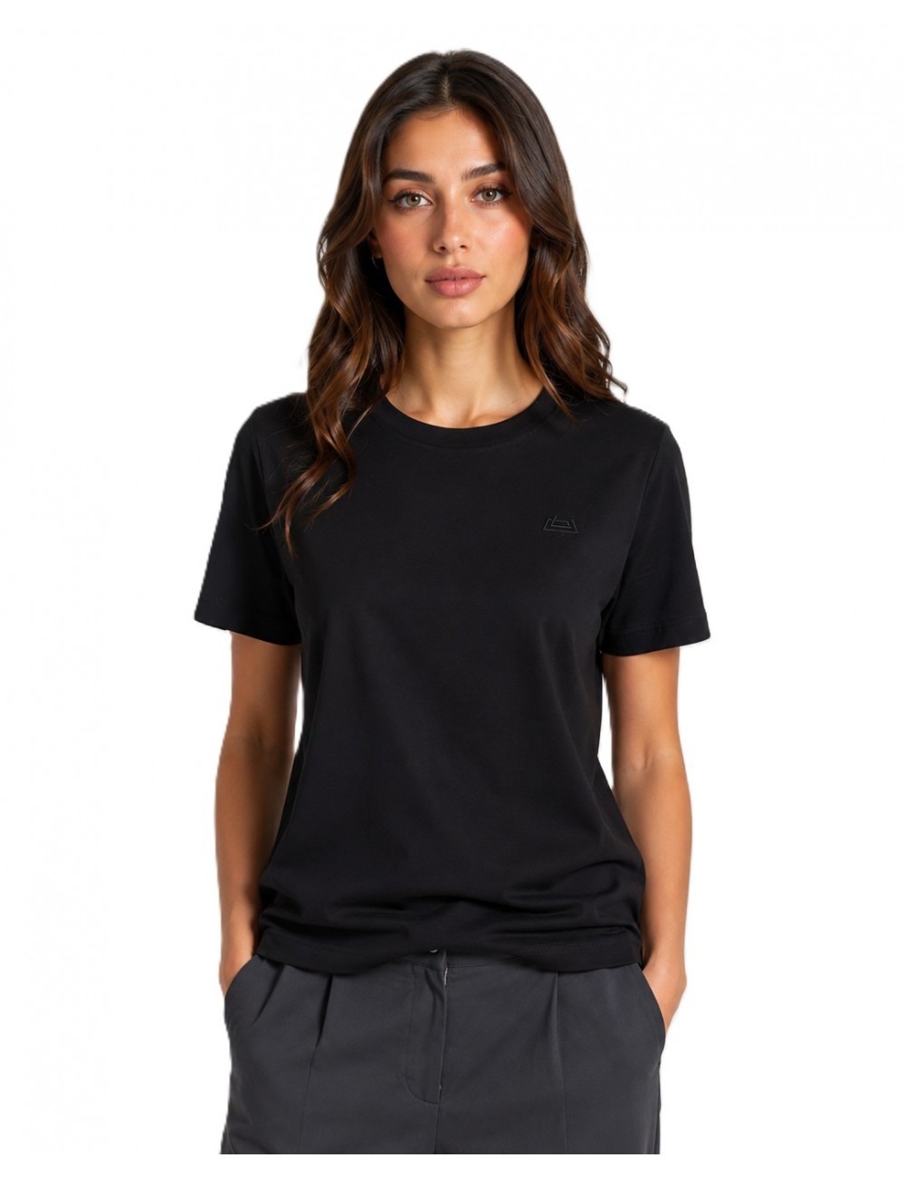 t-shirt jijil DONNA 0002 NERA - JPE26TS005.BJE0081 vista frontale