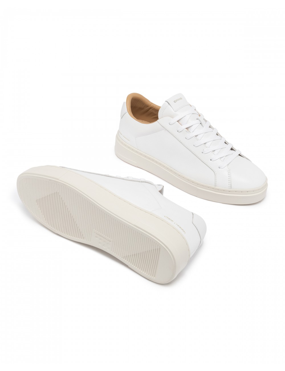 scarpe crime london UOMO BIANCHE - 15801AA7.10 vista dettagli