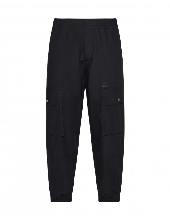 pantalone john richmond UOMO BLACK - UMP26019PA vista frontale
