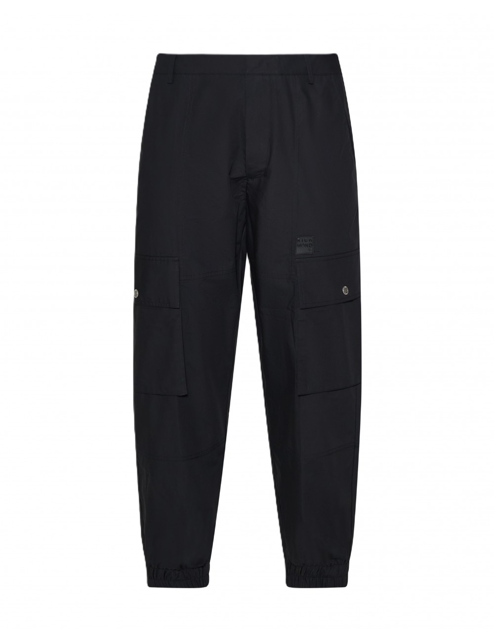 pantalone john richmond UOMO BLACK - UMP26019PA vista frontale